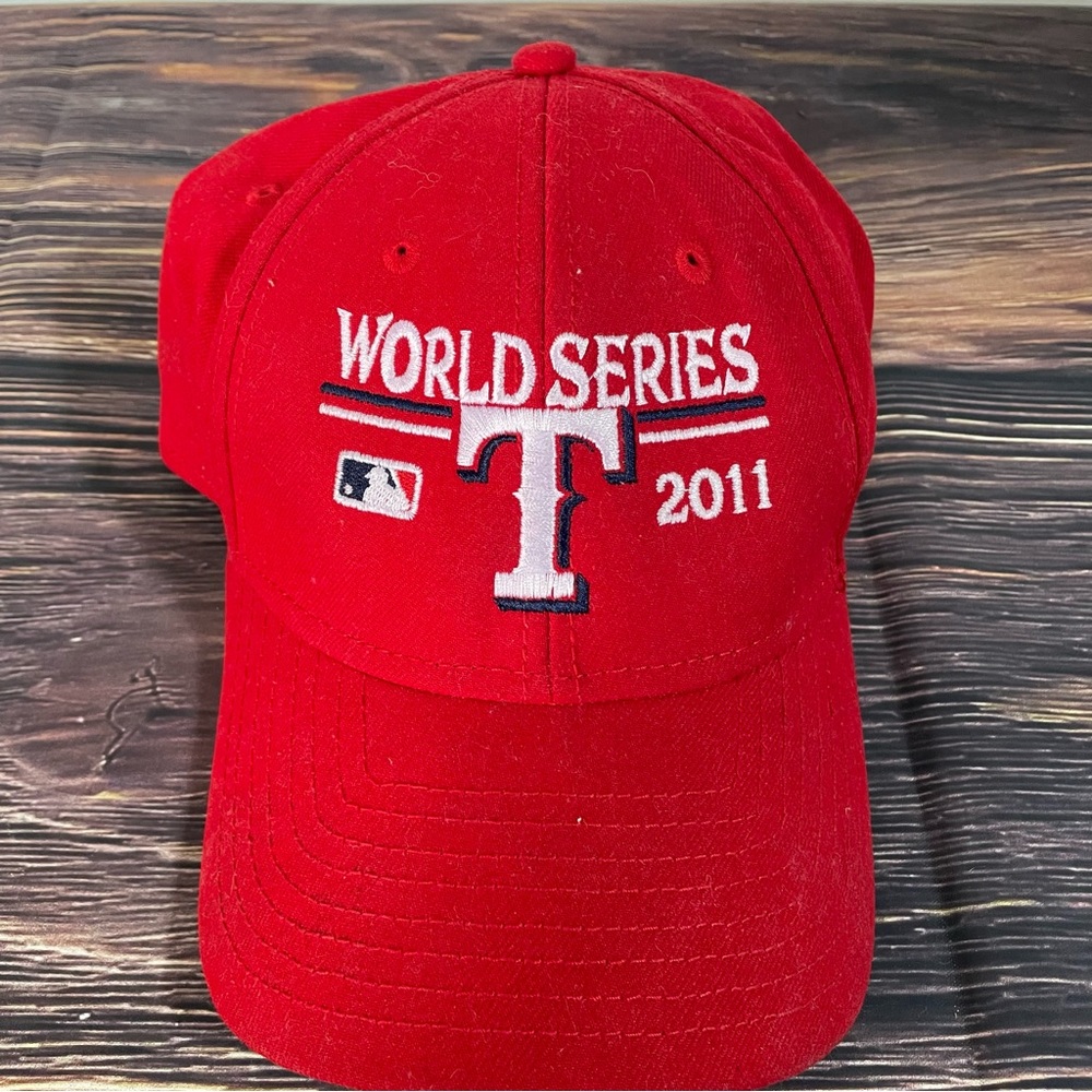 Vintage New Era Texas Rangers Baseball 2011 MLB World Series Championship Hat